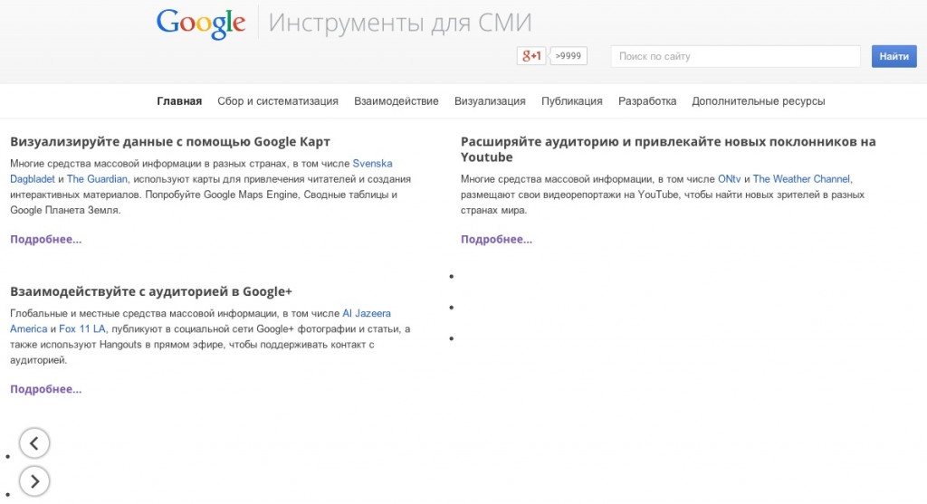 Google-инструменты для СМИ