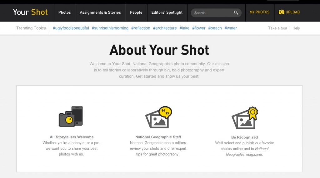 Your Shot - открытое онлайн-фотосообщество National Geographic