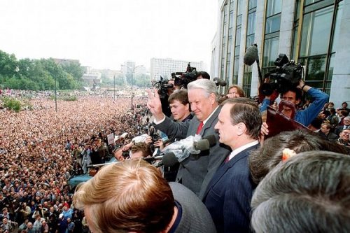 Фото августовского путча 1991