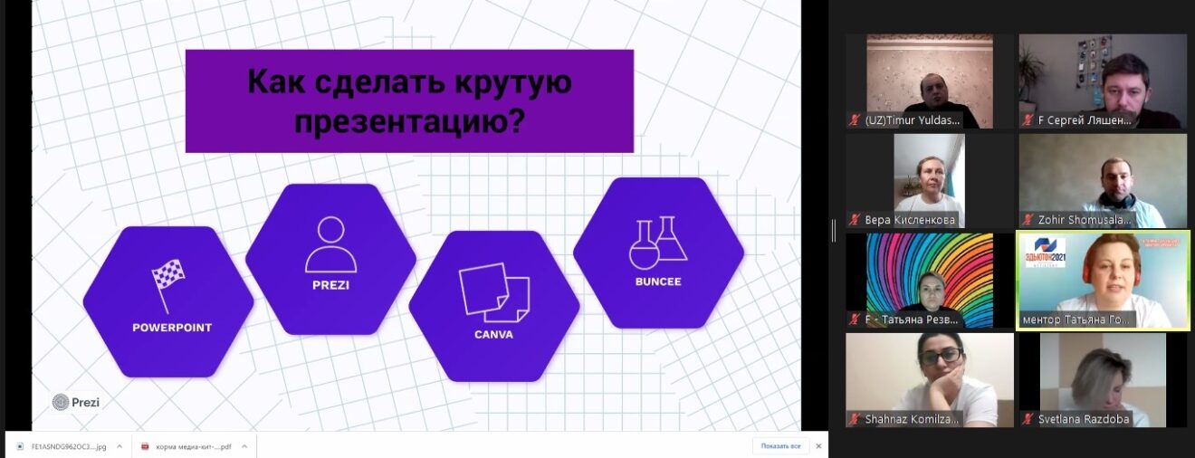 Шаблон интерактивной презентации