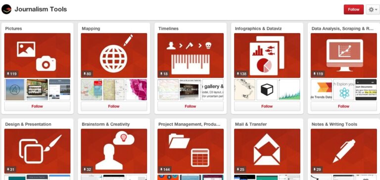 Journalism Tools — каталог онлайн-инструментов для журналистов